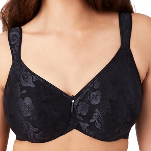 WACOAL Awareness Underwire Seamless Black Bra #85567 size 34H - Picture 12 of 13